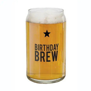 Beer Can Glass - Birthday Brew
