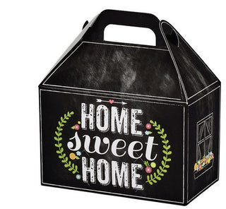 Home Sweet Home Chalkboard Gable Gift Box
