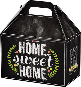 Chalkboard Home Sweet Home Gable Gift Box