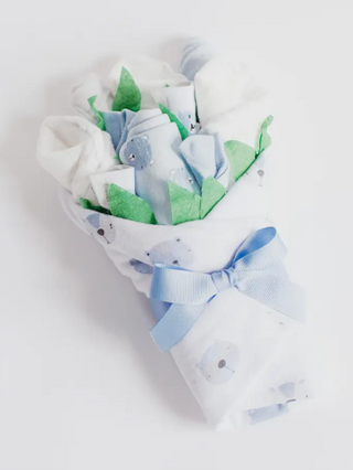 New Baby Boy Gift Layette Bouquet