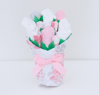 New Baby Girl Gift Layette Bouquet