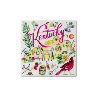 Kentucky State Ceramic Coaster