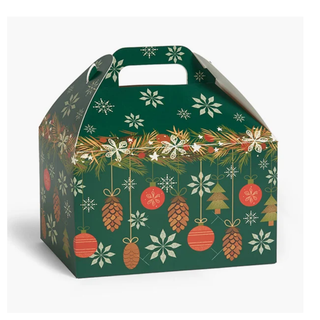 Cozy Ornaments Gable Gift Box