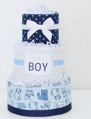 Baby Boy Diaper Cake