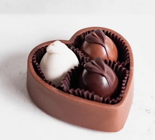 Milk Chocolate Heart Box with Truffles