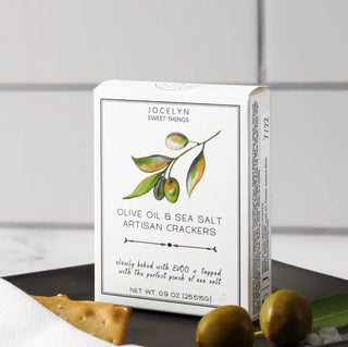 Mini Olive Oil & Sea Salt Crackers