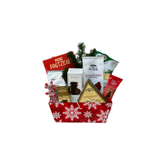 Snowflake Christmas Gift Basket