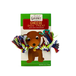 Dog Treats with Rope Toy - Cheese