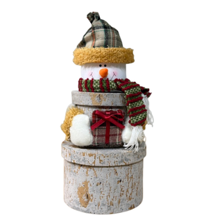 Hearthside Snowman Gift Tower