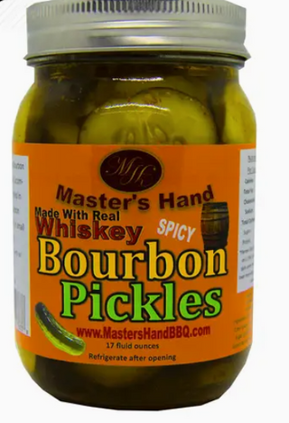 Spicy Bourbon Pickles