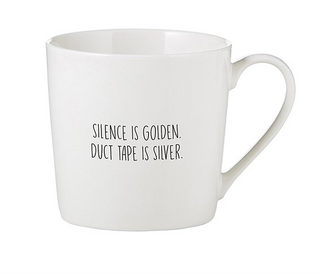Café Mug - Silence is Golden