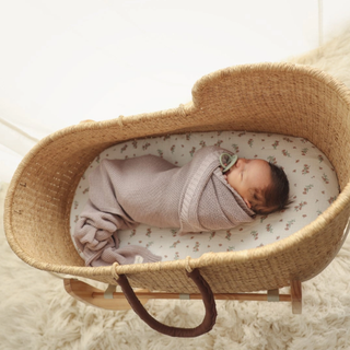 Heritage Knit 100% Organic Cotton Swaddle Baby Blanket