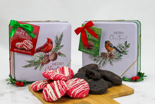 Chocolate Brownie & Red Velvet Soft Batch Cookie Tins